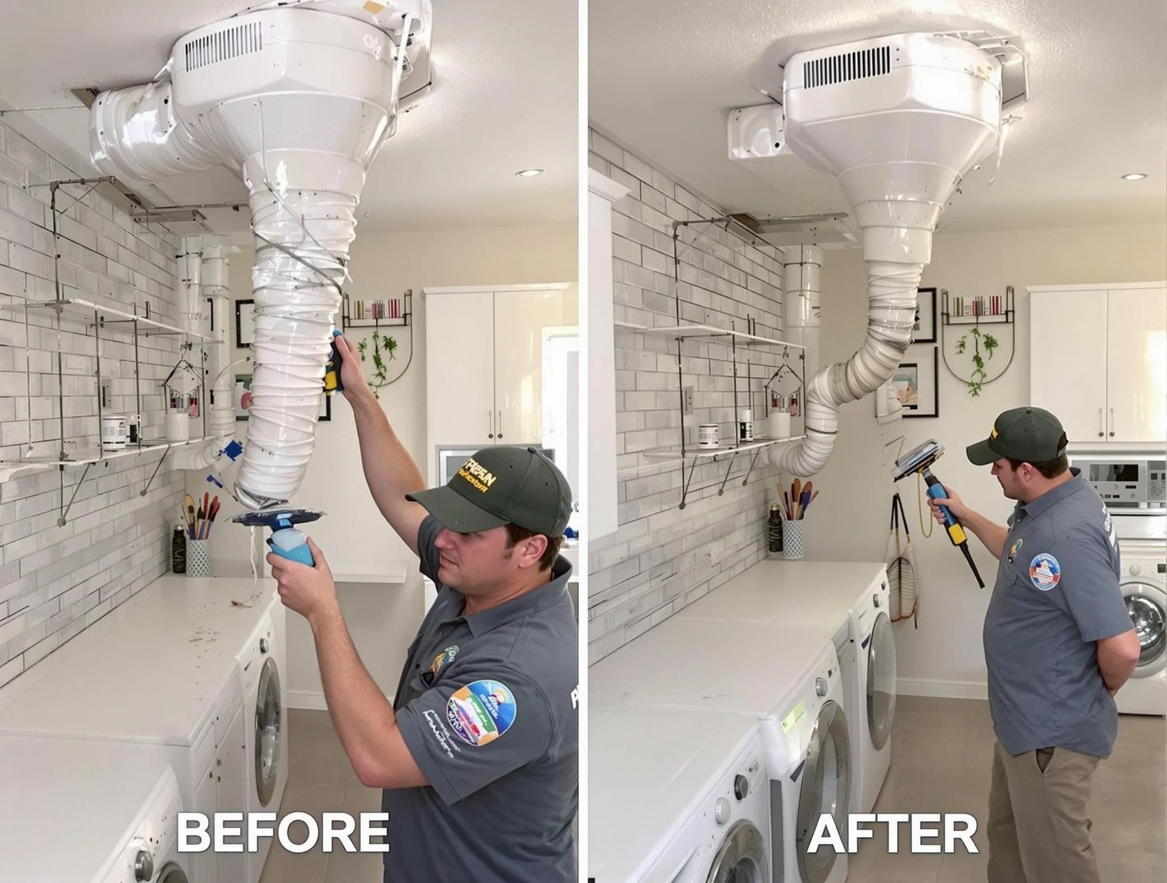 Professional dryer exhaust vent cleaning by McCandless Dryer Vent Cleaning in McCandless