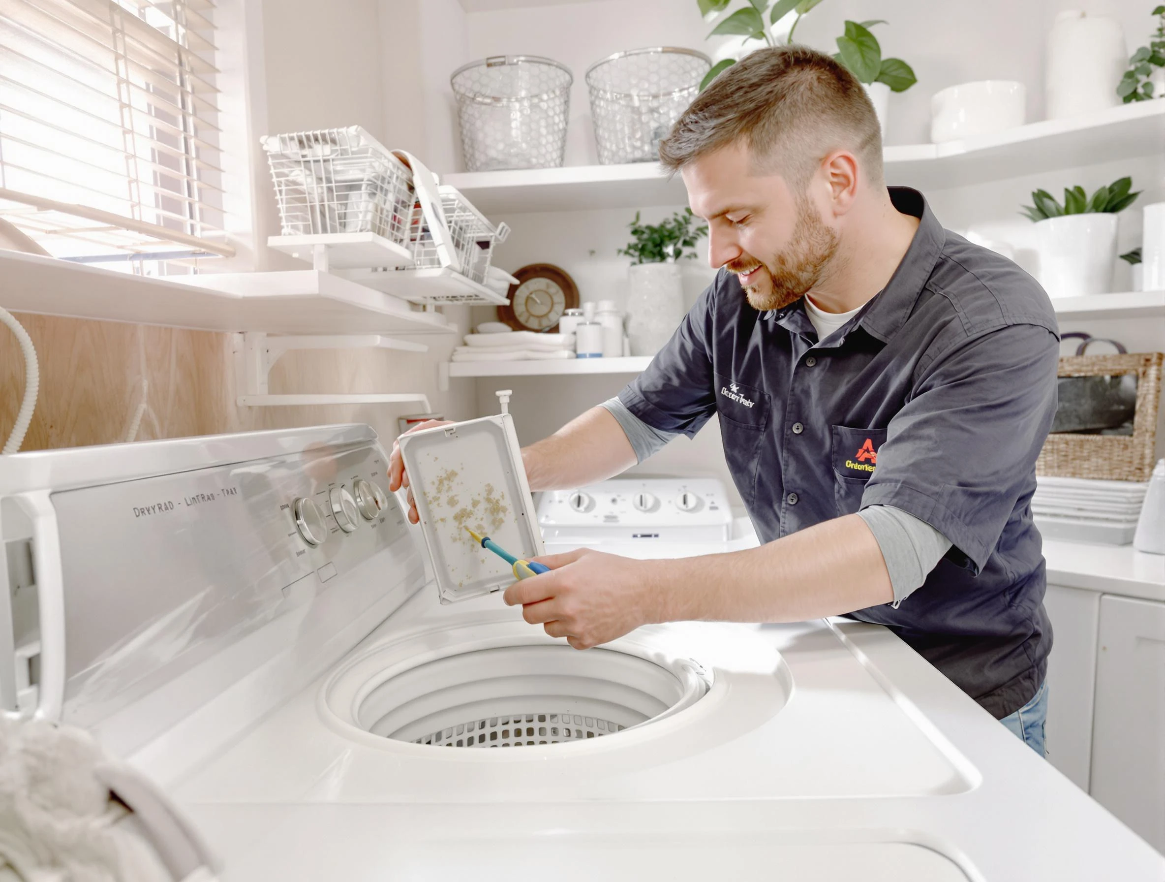 Cleaning Dryer Lint Trap in Richland, PA