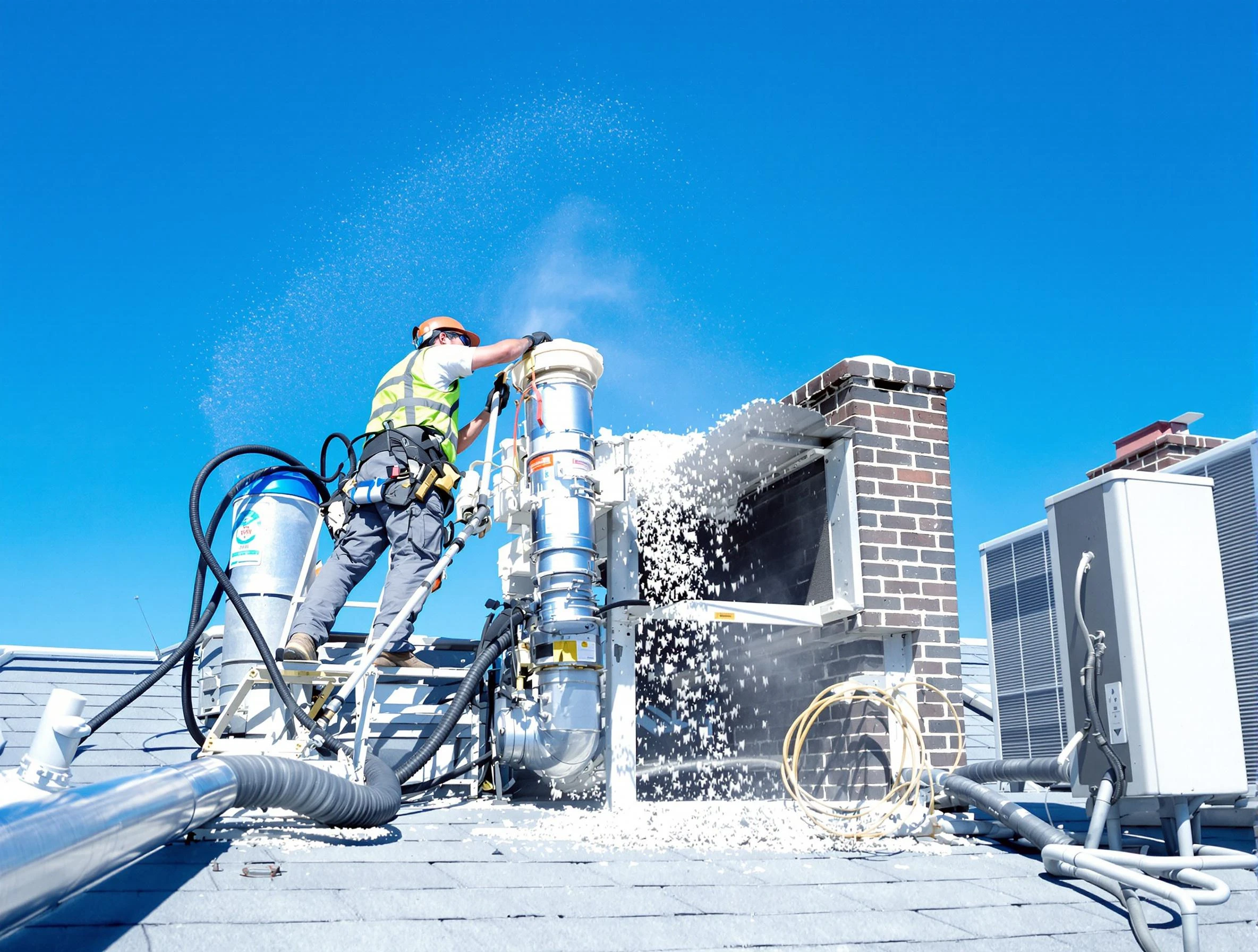 Expert roof dryer vent cleaning by McCandless Dryer Vent Cleaning in McCandless