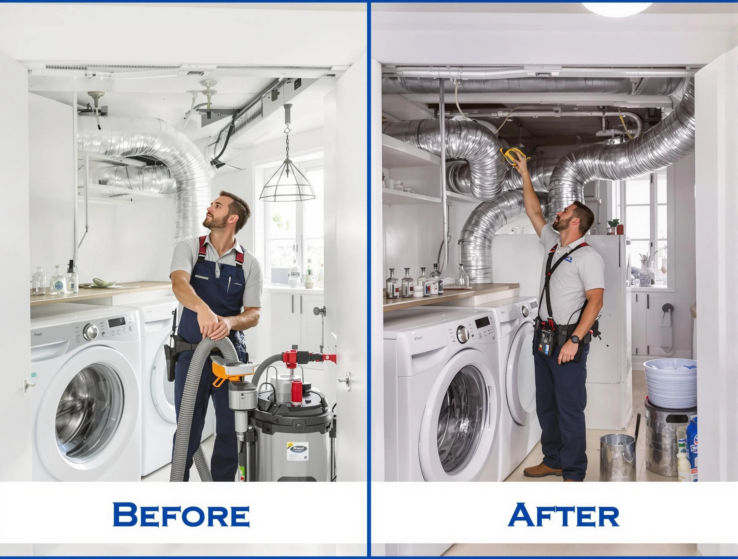 Expert gas dryer vent cleaning by McCandless Dryer Vent Cleaning in McCandless